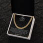 To My Son | Cuban Link Chain