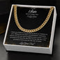 To My Son | Cuban Link Chain