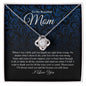To My Beautiful Mom | Love Knot Necklace