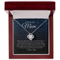 To My Beautiful Mom | Love Knot Necklace