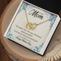 To My Mom | Interlocking Hearts necklace