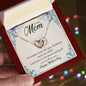 To My Mom | Interlocking Hearts necklace